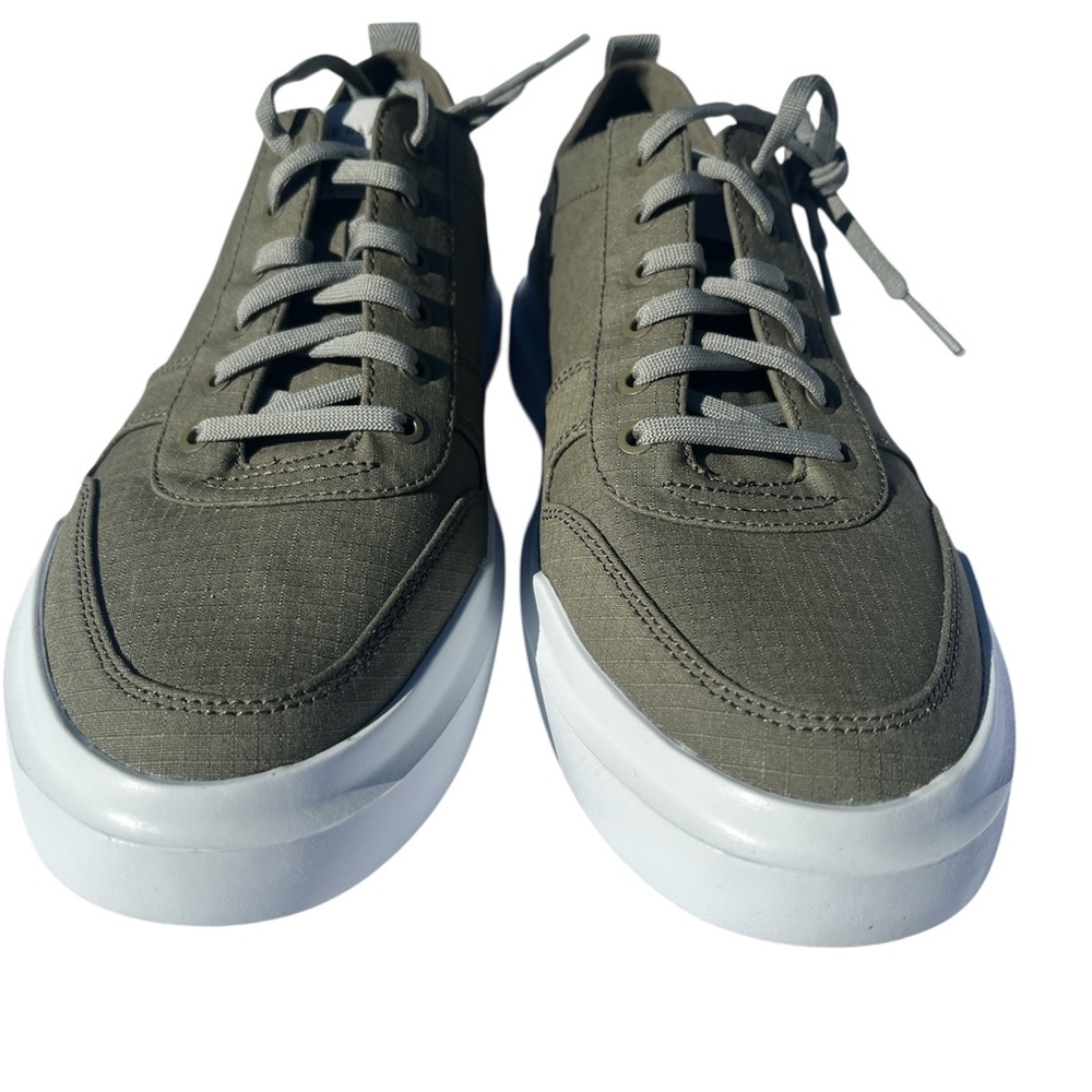 Cole Haan New Men's 10.5 Olive Green Canvas Sneakers - Picture 2 of 7